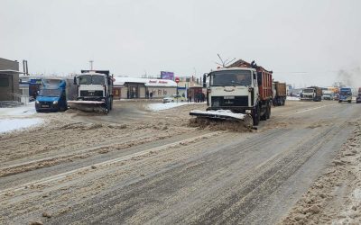 Оршанская спецавтобаза ведет круглосуточную борьбу со стихией