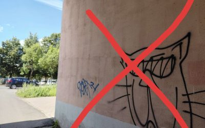 Нанесение несанкционированных надписей наказуемо